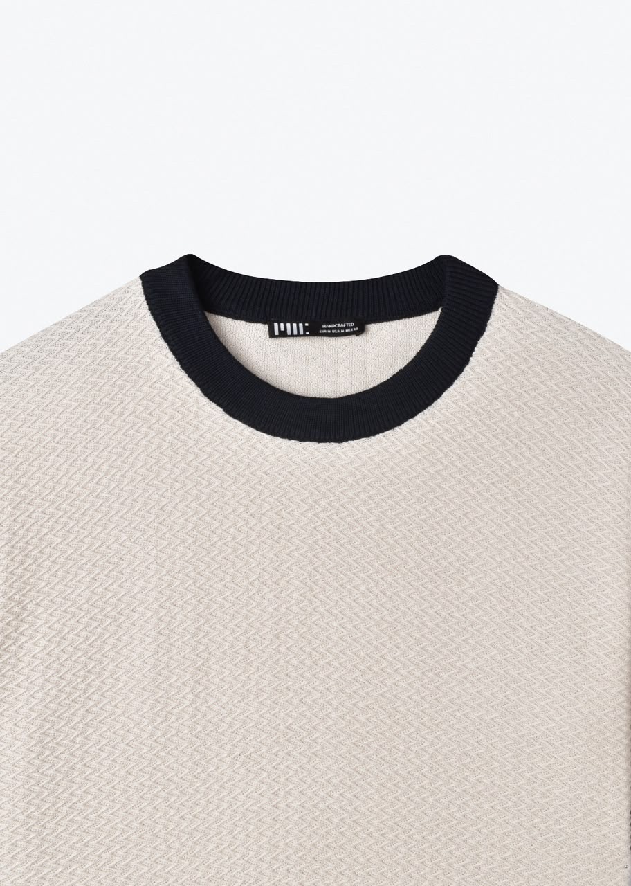 TEXTURED KNIT T-SHIRT – Image 2