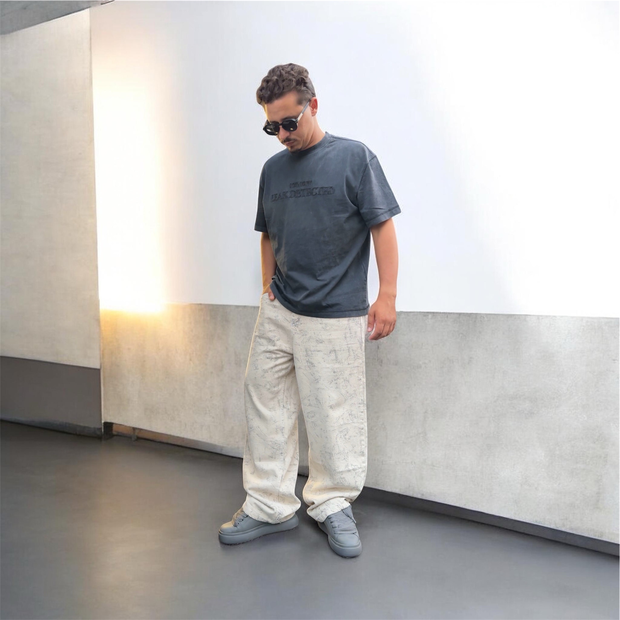 Super Baggy – Écru Délavé – Image 3